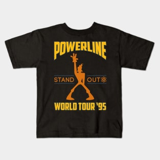 Powerline Stand Out World Tour '95 Kids T-Shirt